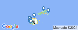 Map of fishing charters in Fiji