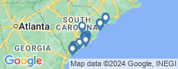 Map of fishing charters in South Carolina