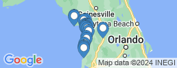 Map of fishing charters in Homosassa