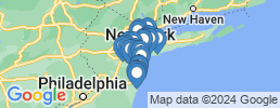 Map of fishing charters in Atlantic Highlands