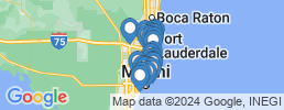 Map of fishing charters in Aventura