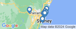 Map of fishing charters in Pyrmont