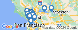 Map of fishing charters in Martinez