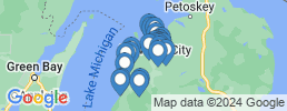 Map of fishing charters in Elberta