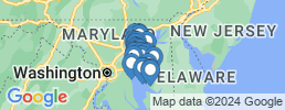 Map of fishing charters in Grasonville