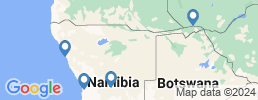 Map of fishing charters in Namibia