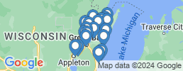 Map of fishing charters in New Franken