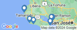 Map of fishing charters in Huacas