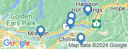 Map of fishing charters in Agassiz