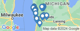Map of fishing charters in Spring Lake