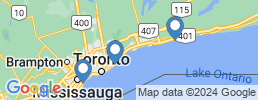 Map of fishing charters in Durham Region