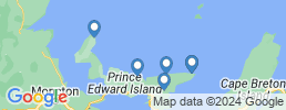 Map of fishing charters in Prince Edward Island