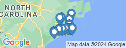 Map of fishing charters in Atlantic Beach