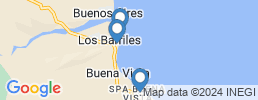 Map of fishing charters in Todos Santos