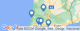 Map of fishing charters in Aljezur