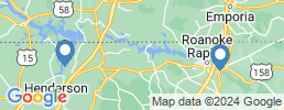 Map of fishing charters in Roanoke Rapids