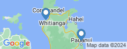 Map of fishing charters in Coromandel Peninsula