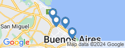 Map of fishing charters in Buenos Aires