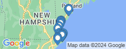 Map of fishing charters in New Castle