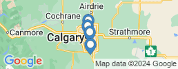 Map of fishing charters in Calgary