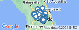 Map of fishing charters in Eustis