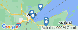 Map of fishing charters in Knife River
