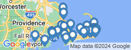 Map of fishing charters in Falmouth