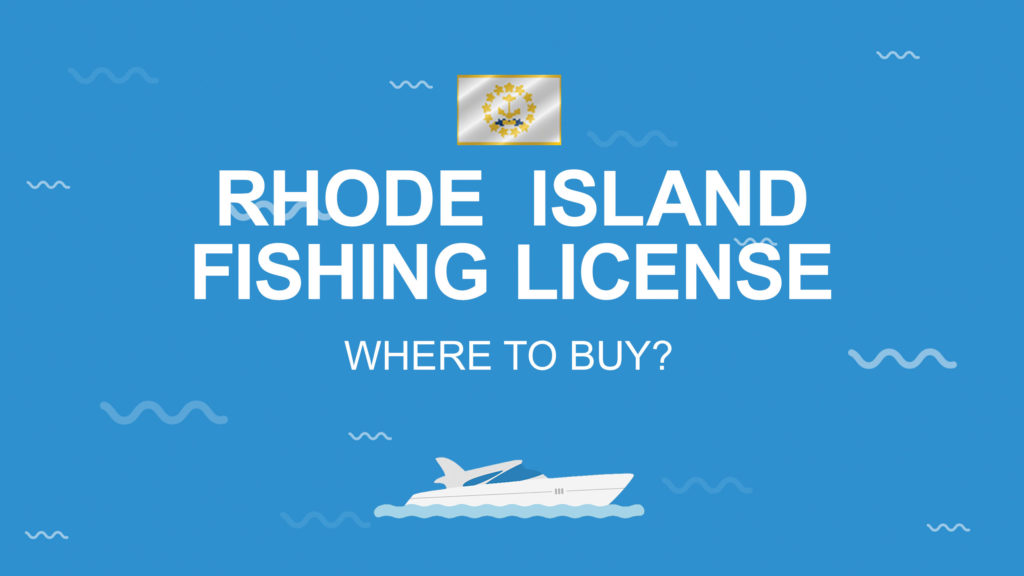 Infographic "Rhode Island Fishing License: Where to buy?"