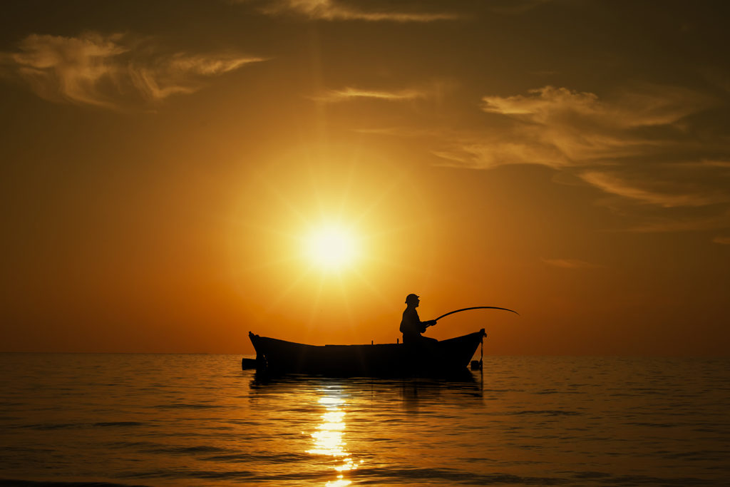 night time fishing