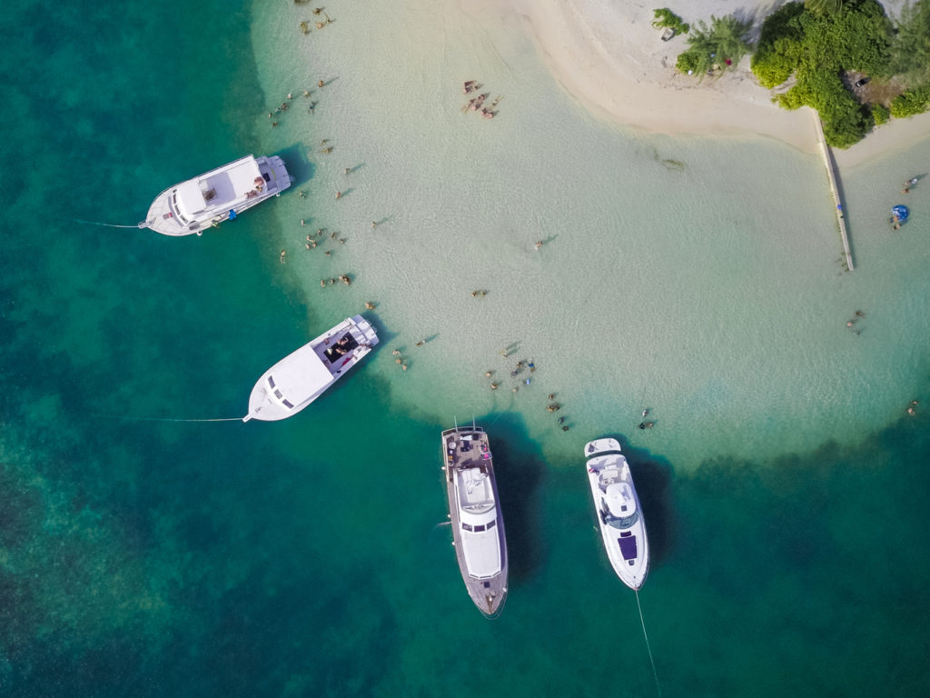 Aerial view of Starfish Point, Grand Cayman.