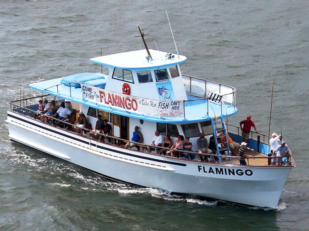 A photo of the Flamingo party boat during a fishing trip in Fort Lauderdale.