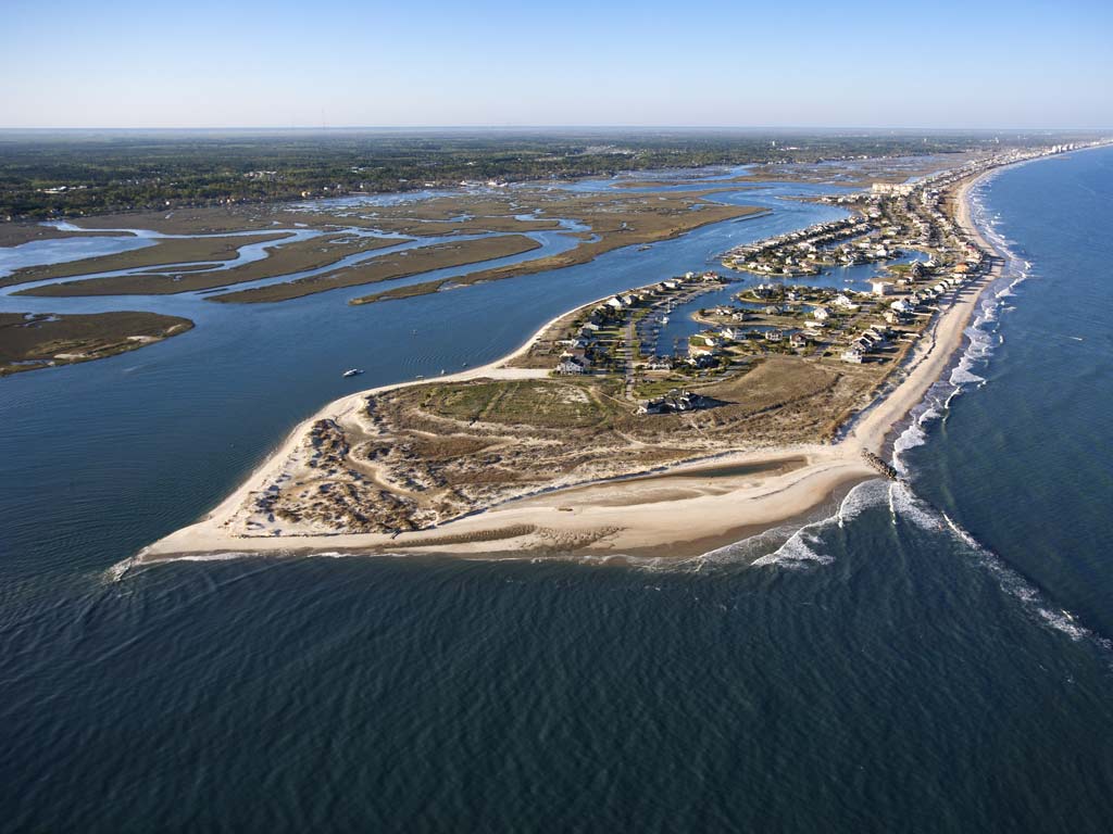 An aerial photo of Murrells Inlet, which is a part of South Carolina's Grand Strand.