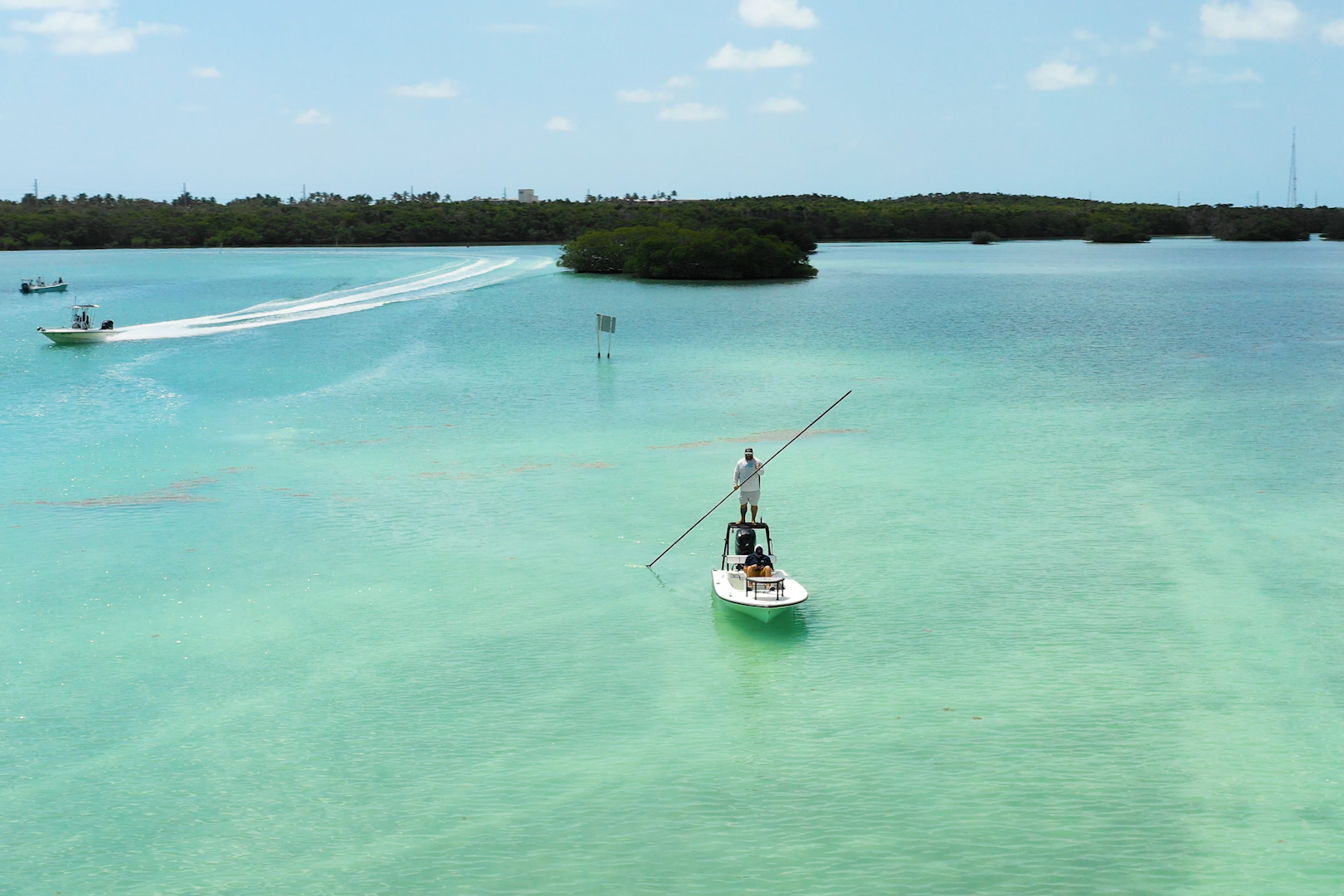 flats fishing sup