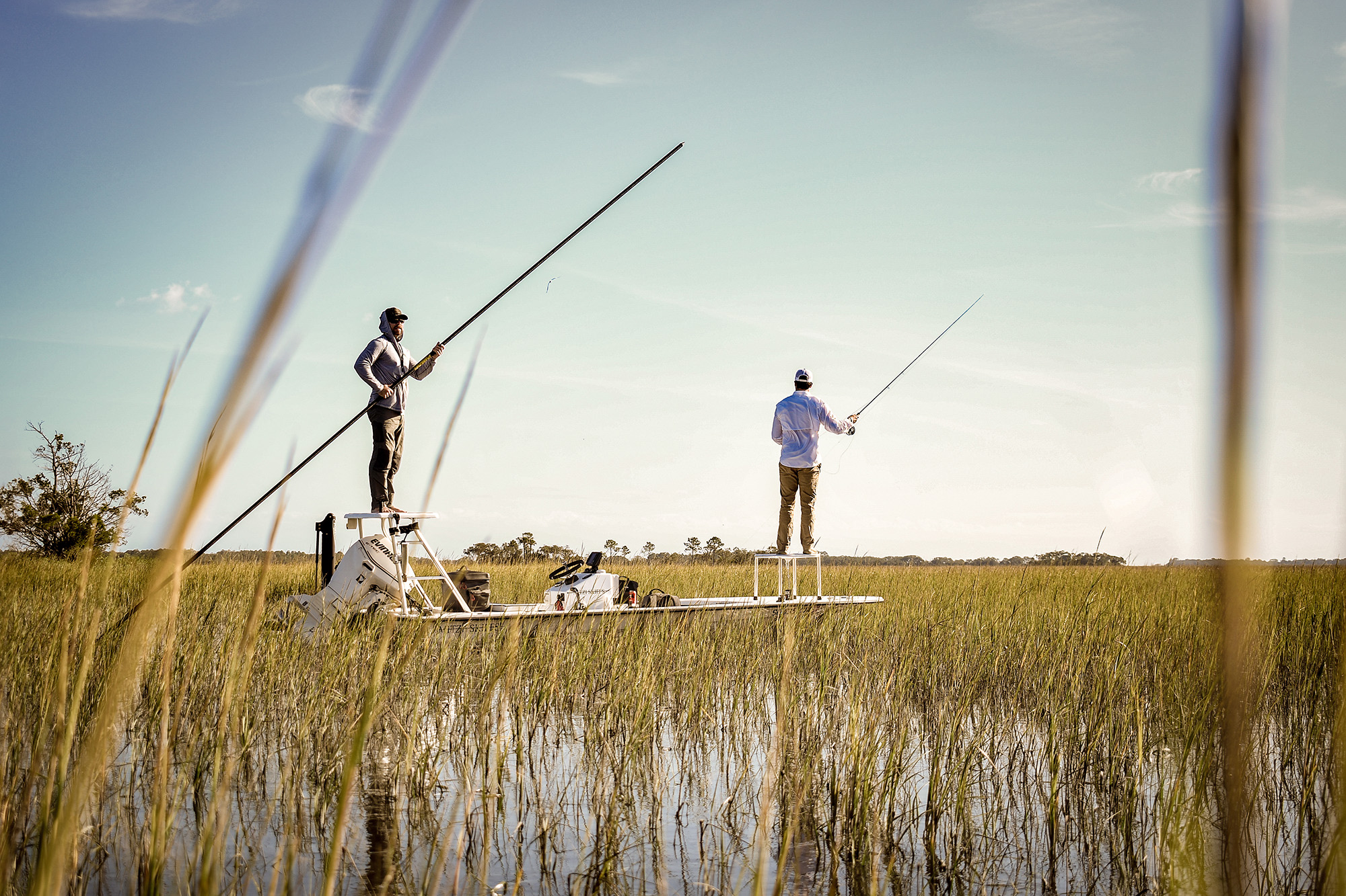 flats fishing sup