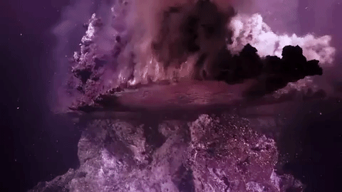 a reverse mirror pool caused by Hydrothermal vents in the Sea of Cortez