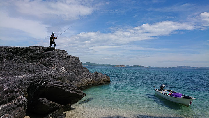 rock fishing rod