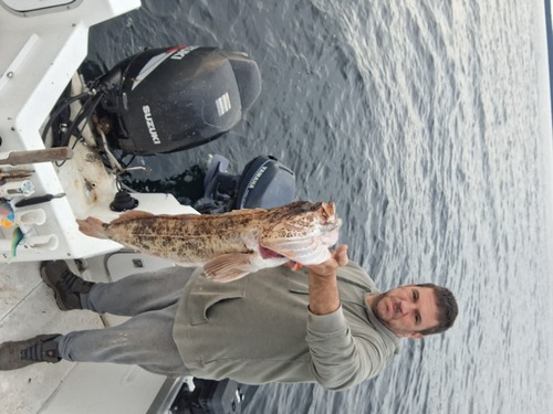 Ling cod  fishing off Nanaimo,bc